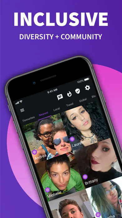 Wapa: Lesbian Dating & Chat Screenshots