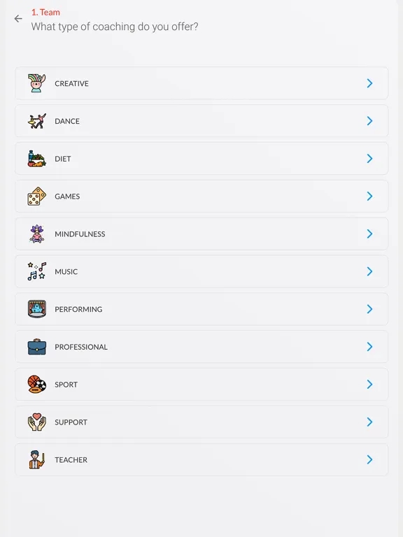 TeamReturn iPad 應用截圖