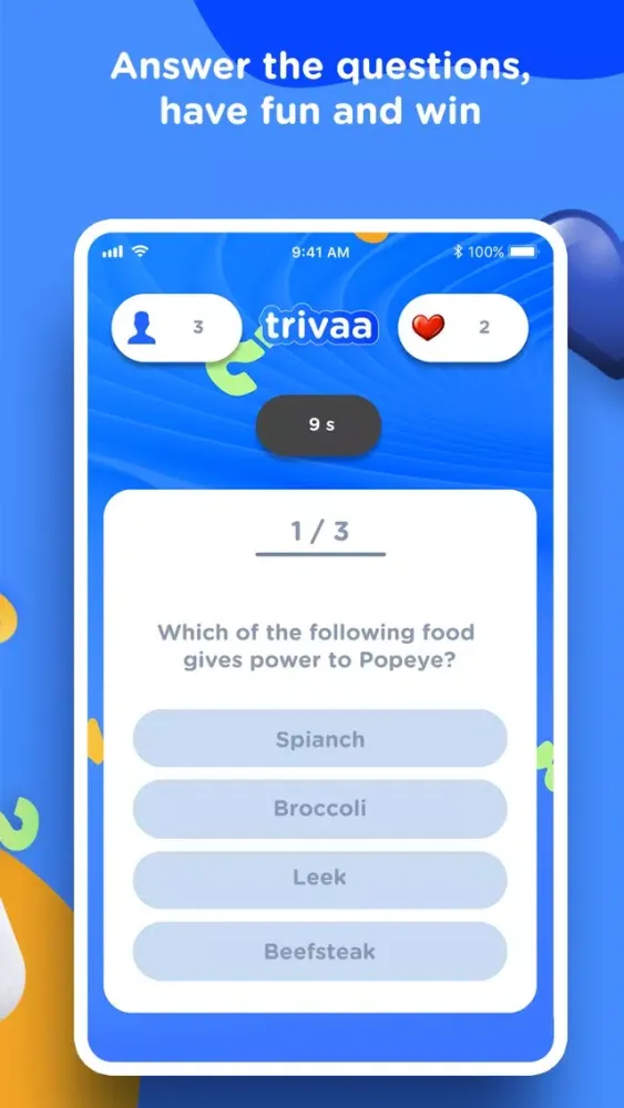 Trivaa - Real Trivia Game 스크린샷