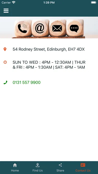 ภาพหน้าจอของ Erbil Takeaway Rodney Street