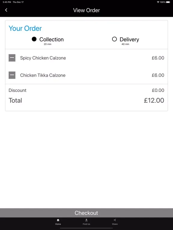 ภาพหน้าจอของ EatWell Fish & Chips iPad 