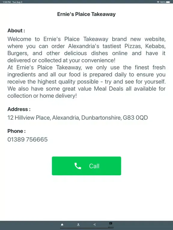 Ernie's Plaice iPad  스크린샷