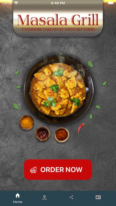 Ảnh chụp màn hình của Masala Grill