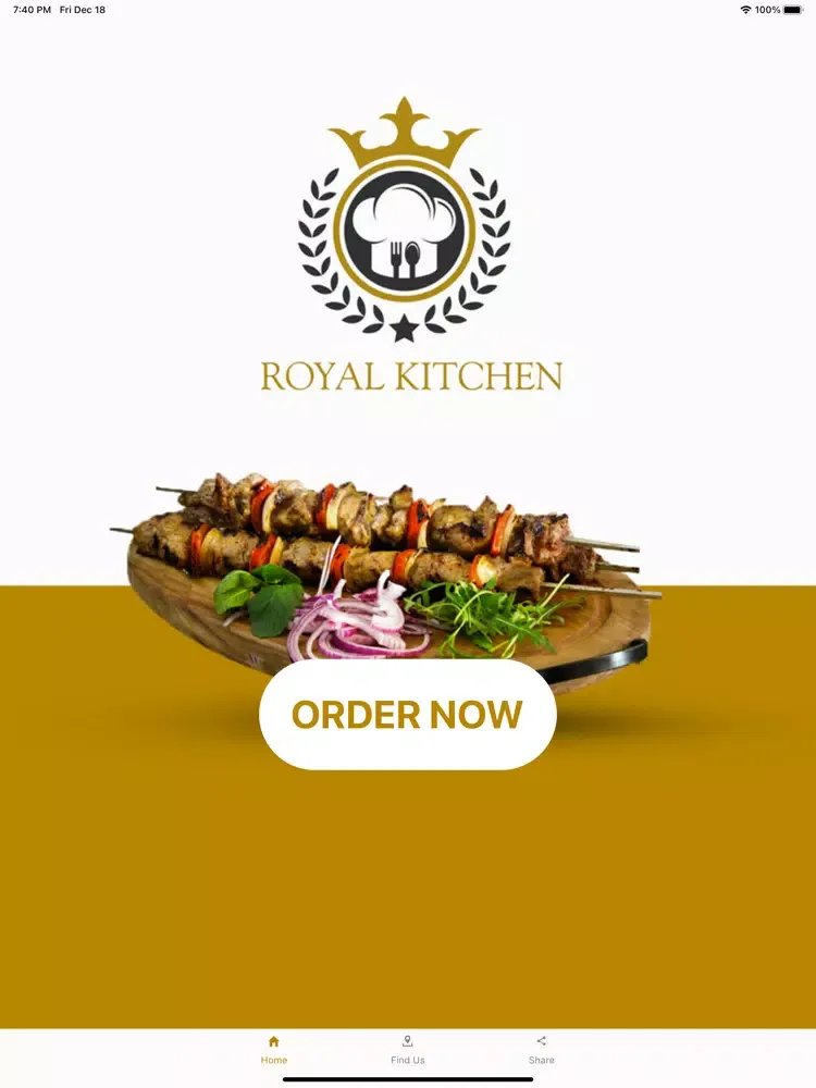 صور Royal Kitchen Glasgow iPad 