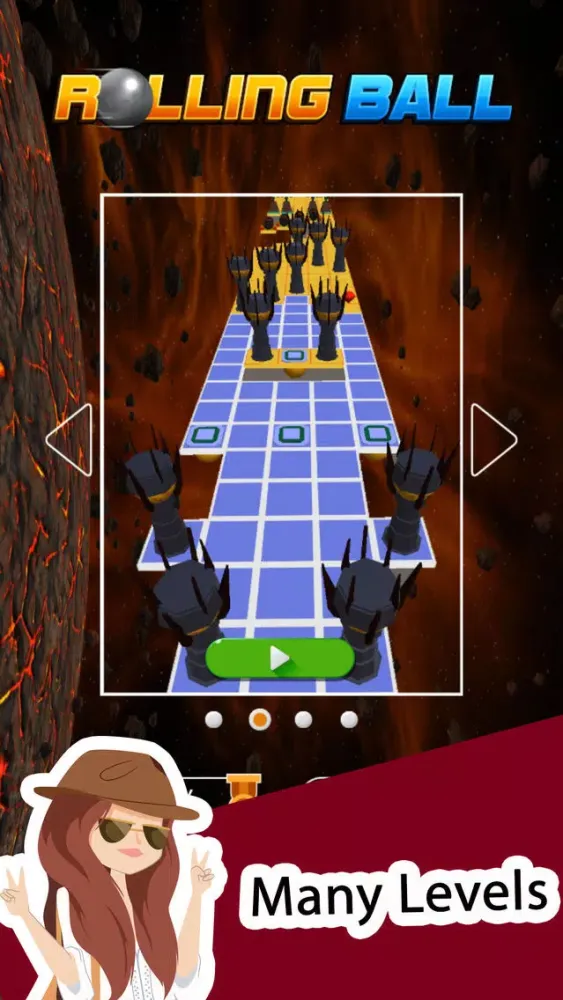 Screenshot di Madness Rolling : Marble Ball Awesome Game