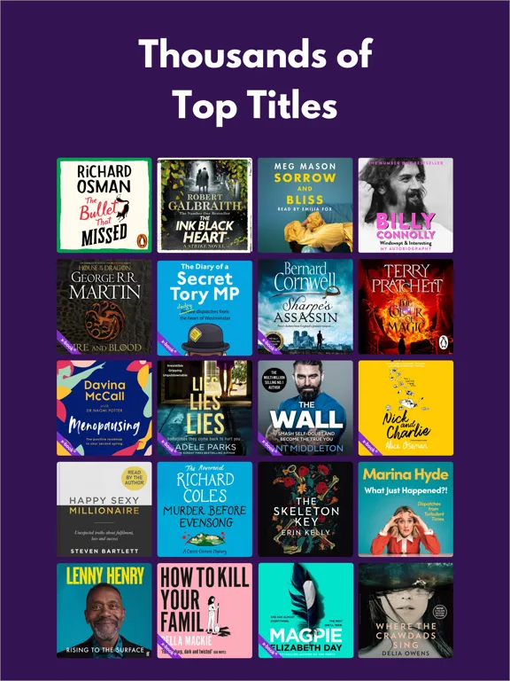 Скриншоты xigxag: Audiobooks, but Better iPad 