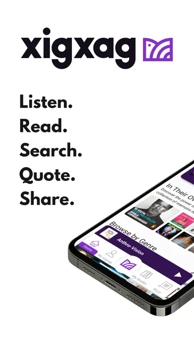 Скриншоты xigxag: Audiobooks, but Better