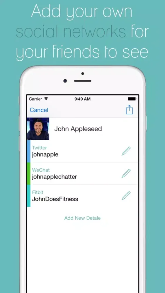 Detale - Find Your Friends Across All Their Social Networks 스크린샷