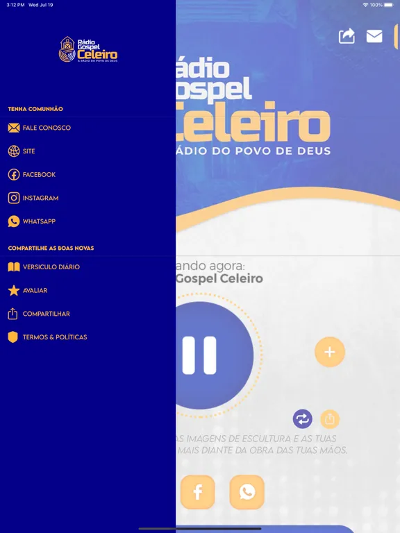 Radio Celeiro iPad  سکرین شاٹس