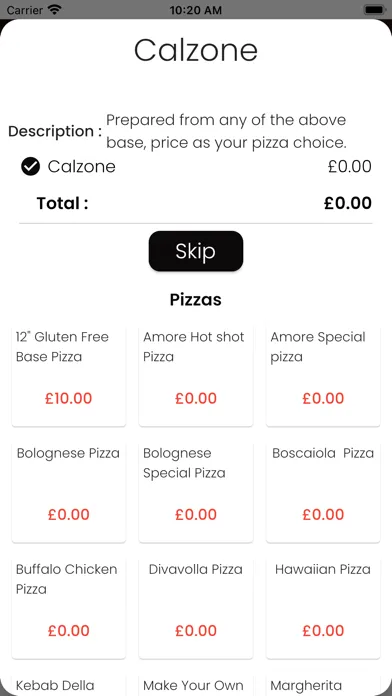 Pizza Amore Takeaway应用截图