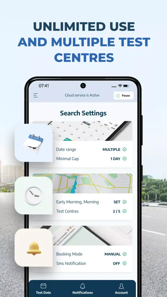 Captures d'écran de Driving Test Cancellations App