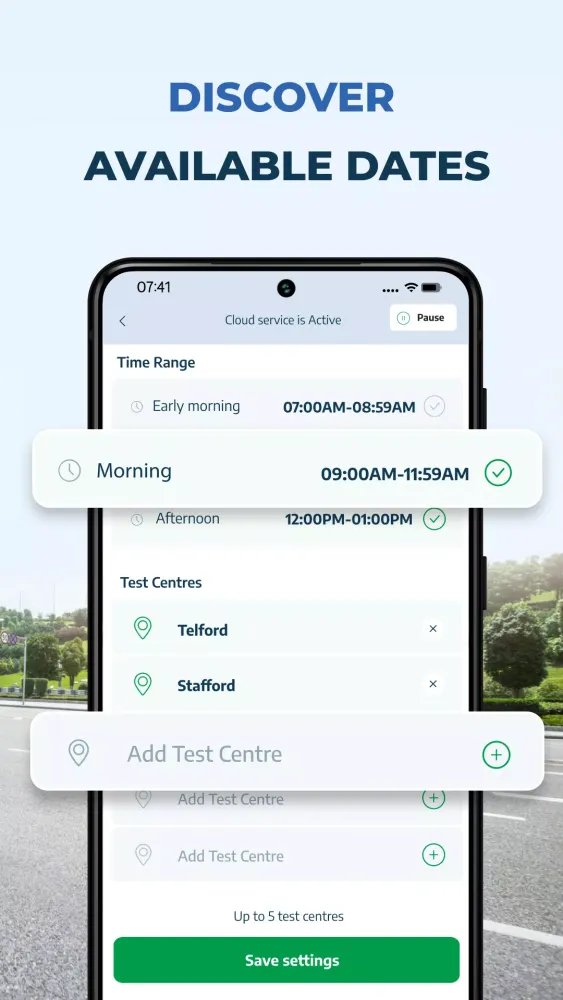 Captures d'écran de Driving Test Cancellations App