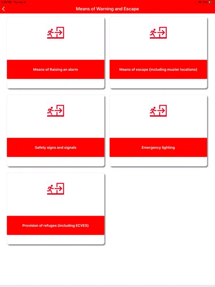 The Fire Safety Scheme iPad 應用截圖
