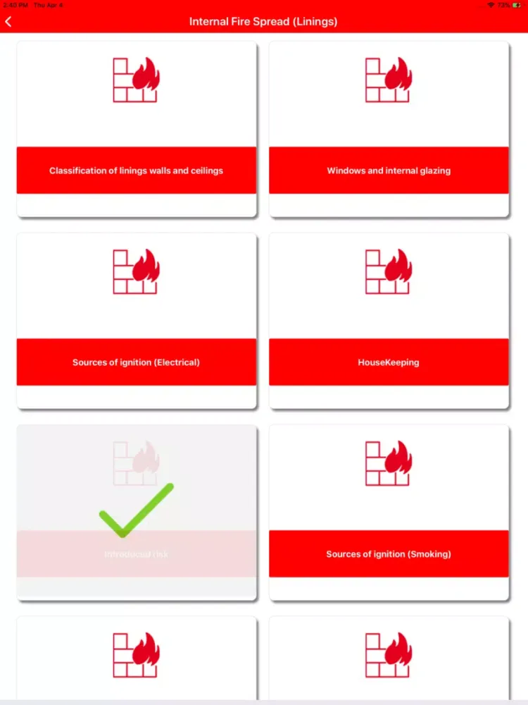 The Fire Safety Scheme iPad 應用截圖