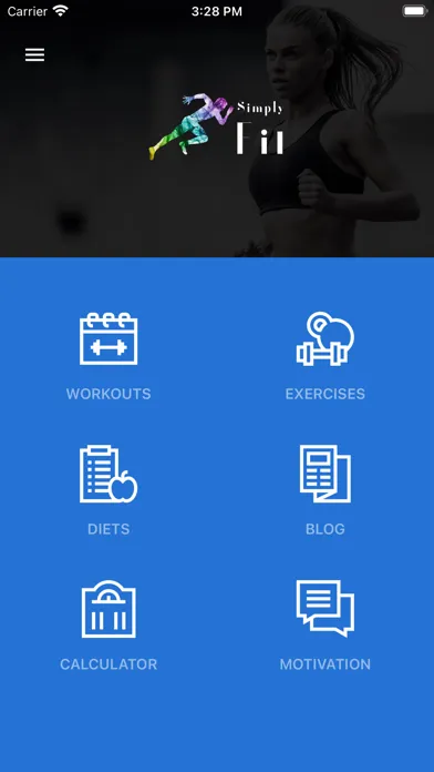 Ảnh chụp màn hình của SimplyFit