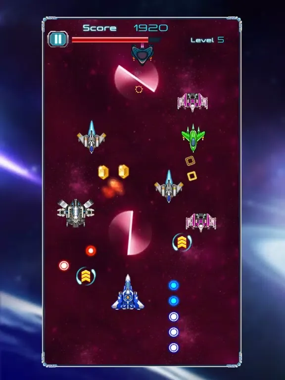 Capturas de pantalla de Galaxy Shooter Attack 2018 iPad 