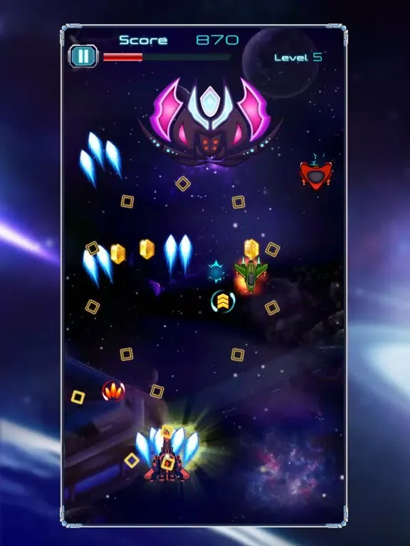 Capturas de pantalla de Galaxy Shooter Attack 2018 iPad 
