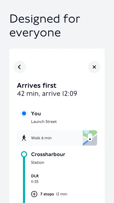 TfL Go: Live Tube, Bus & Rail应用截图