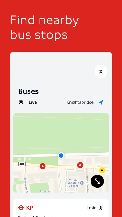 TfL Go: Live Tube, Bus & Rail应用截图
