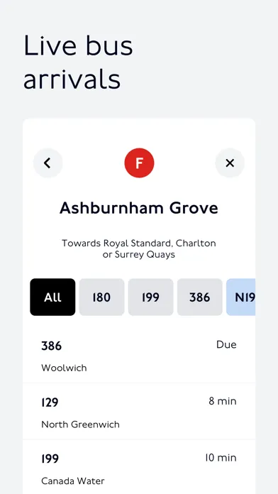 TfL Go: Live Tube, Bus & Rail应用截图