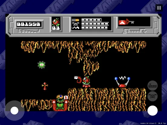 Tangkapan skrin Starquake Remake iPad 