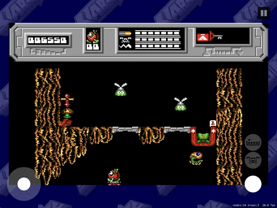 Tangkapan skrin Starquake Remake iPad 