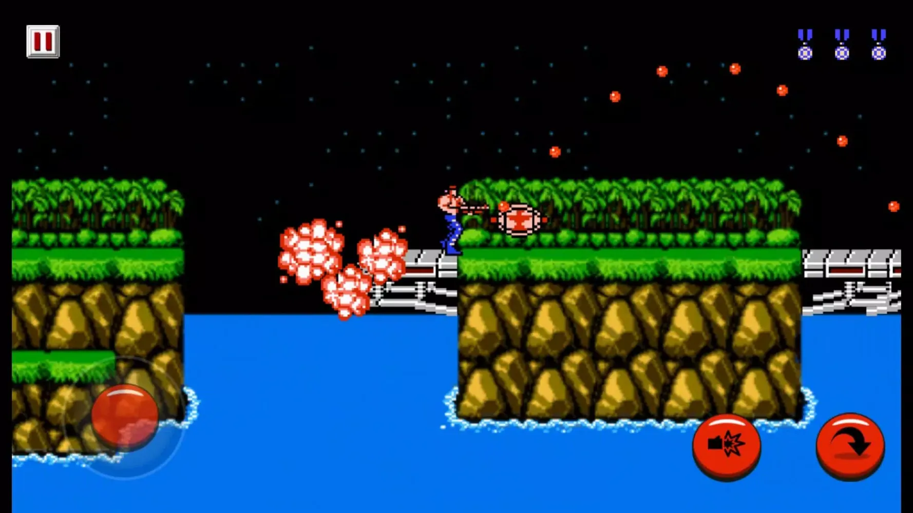 Captures d'écran de Contra Classic