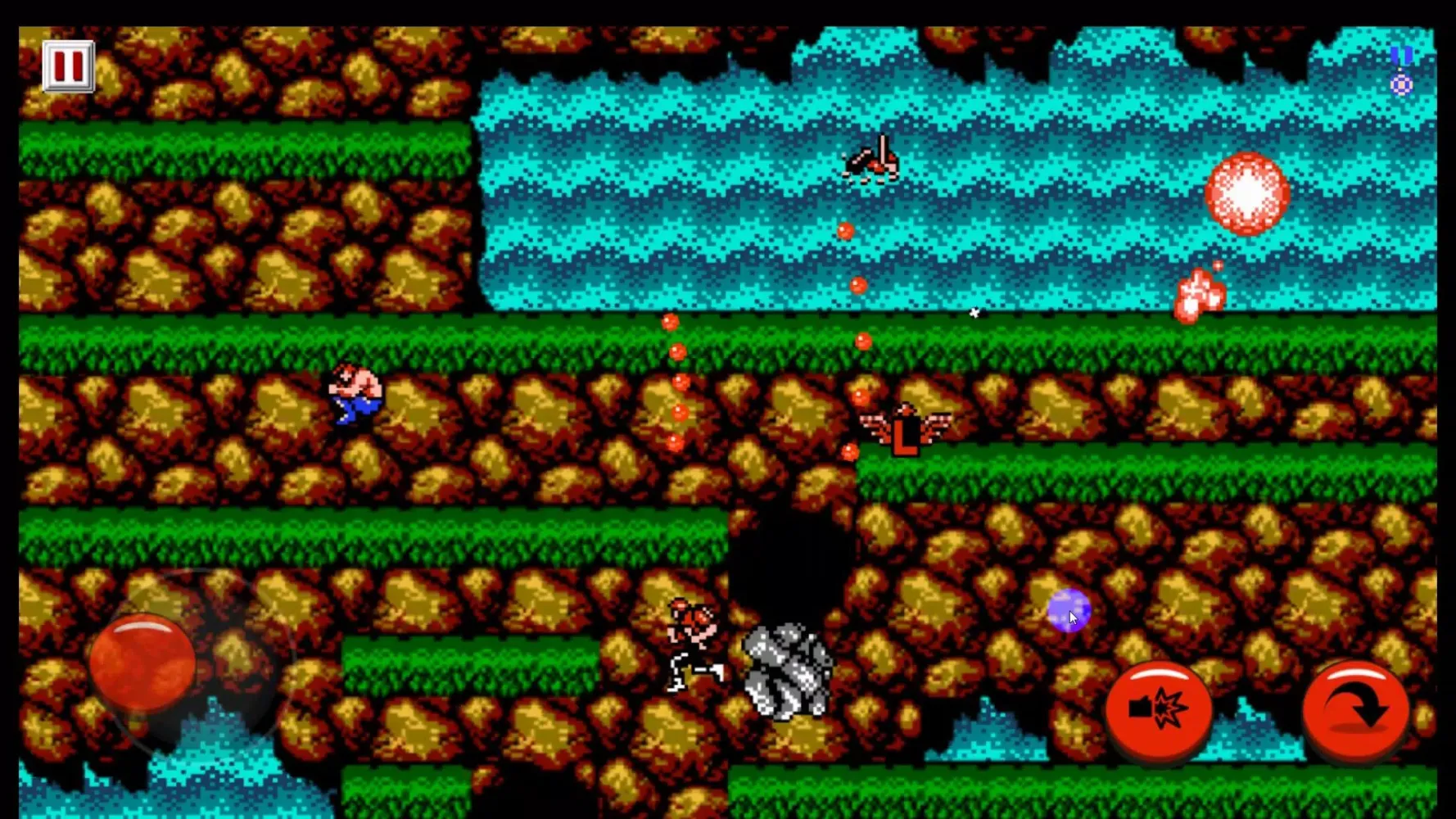 Captures d'écran de Contra Classic