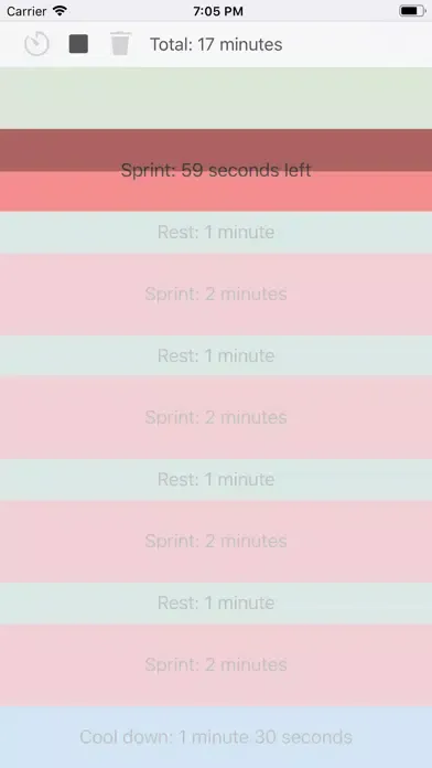Screenshot di Exercise Interval Timer Pro