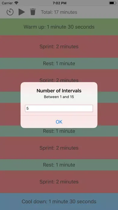 Screenshot di Exercise Interval Timer Pro