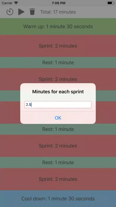 Screenshot di Exercise Interval Timer Pro