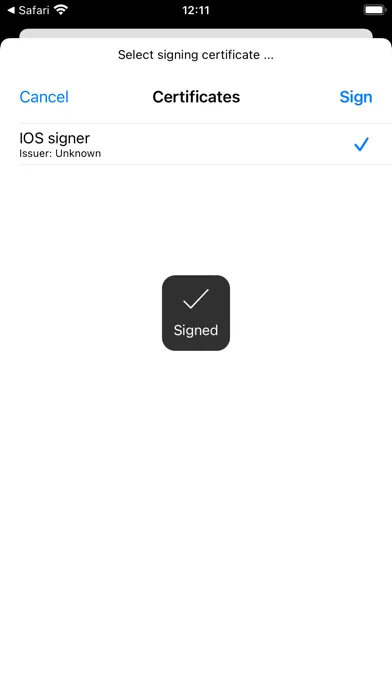BCSign Screenshots