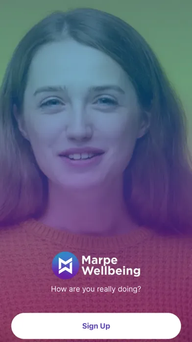 Capturas de tela do Marpe Wellbeing
