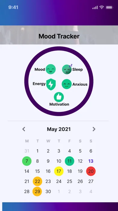 Capturas de tela do Marpe Wellbeing