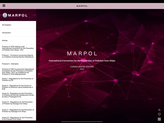 Zrzuty ekranu MARPOL Consolidated iPad 