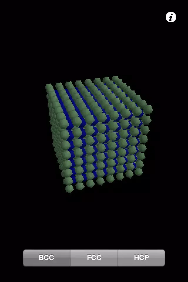 Captures d'écran de Crystal Structure Visualiser