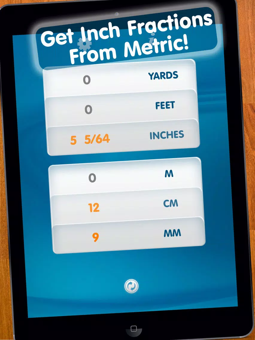 Convert Inch Fractions Properly - Proper Understandable Vulgar Fractions of Imperial Inches Conversions To And From Metric Distances Converter! iPad  Screenshots