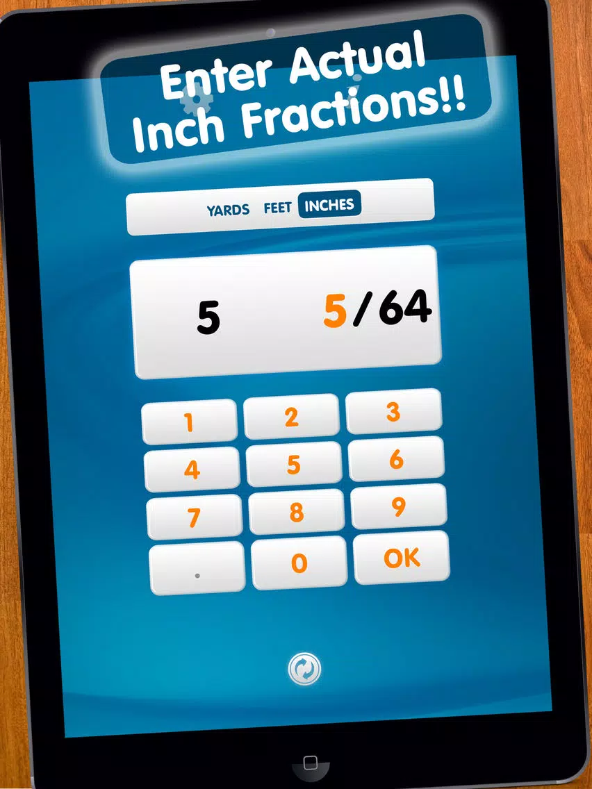 Convert Inch Fractions Properly - Proper Understandable Vulgar Fractions of Imperial Inches Conversions To And From Metric Distances Converter! iPad  Screenshots