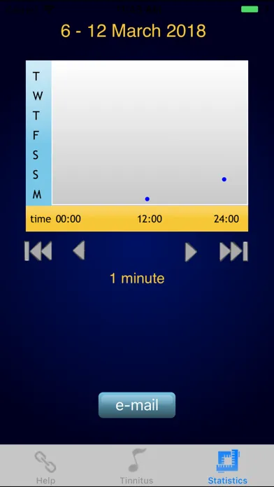 Zrzuty ekranu Tinnitus