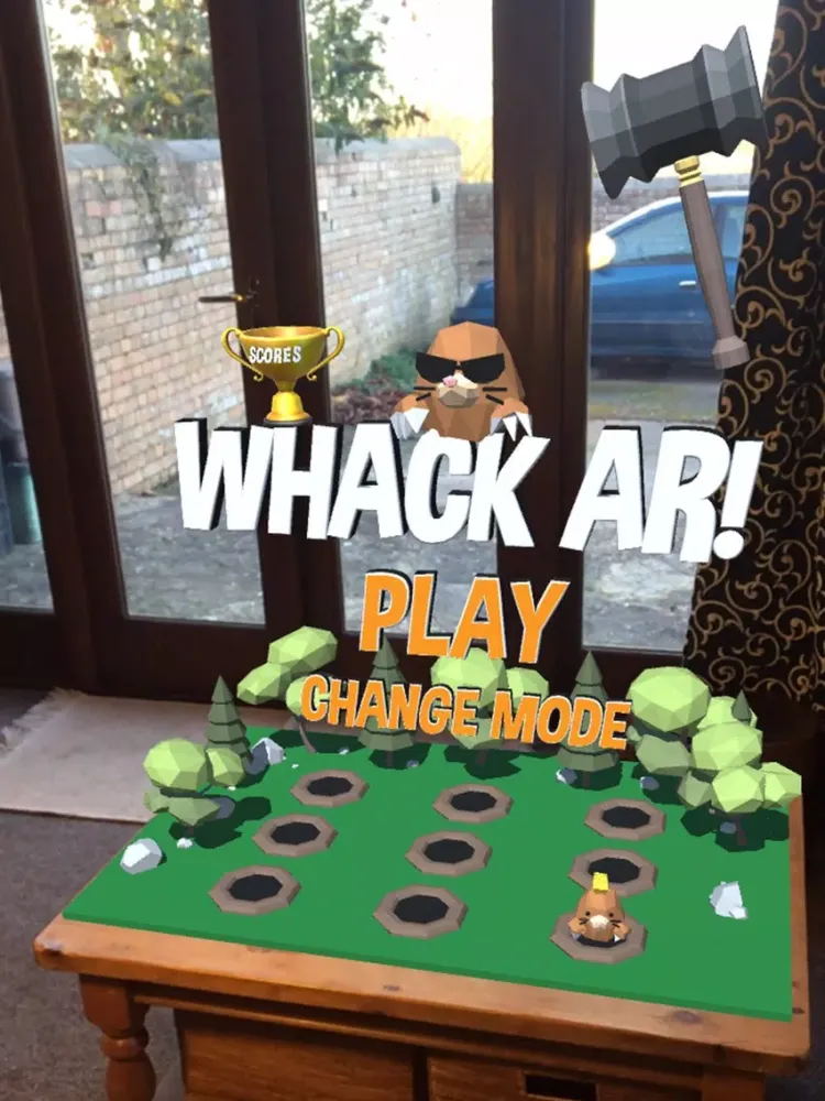 Ảnh chụp màn hình của Whack AR! iPad 