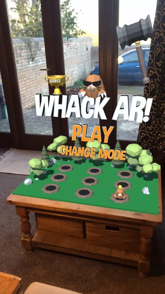 Ảnh chụp màn hình của Whack AR!