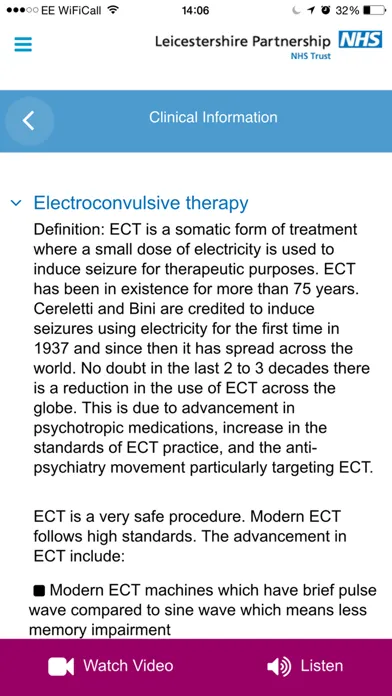 Electroconvulsive Therapy ECT应用截图