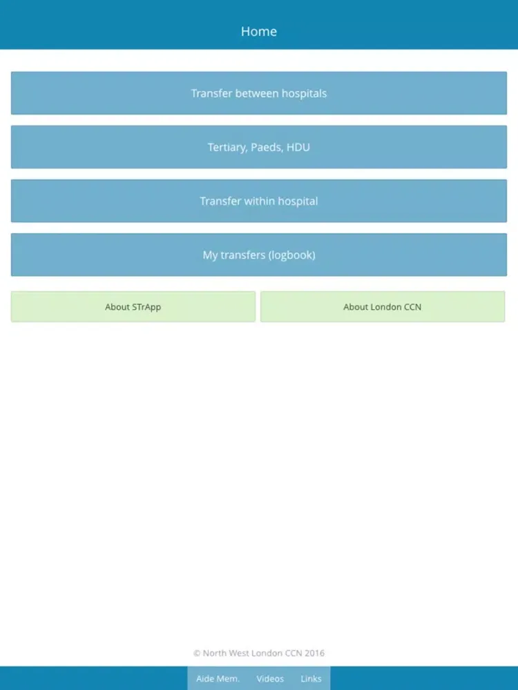 Captures d'écran de STrApp - Critical Care Network iPad 