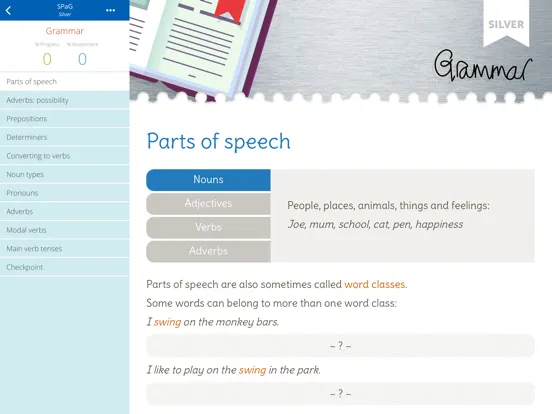 Capturas de pantalla de SPaG Silver: Lower KS2 iPad 