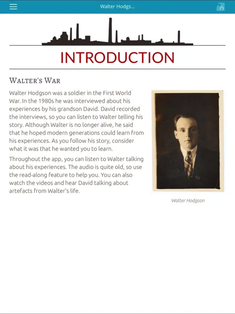 Walter Hodgson iPad  Screenshots