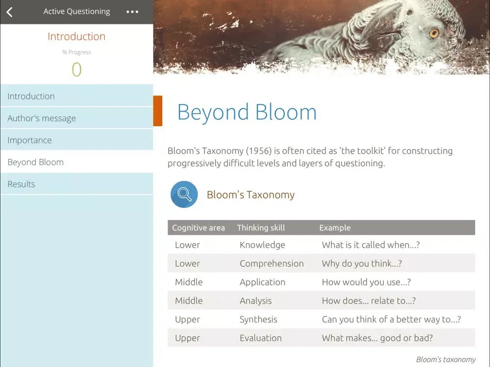 Tangkapan layar Quantum Scholars iPad 