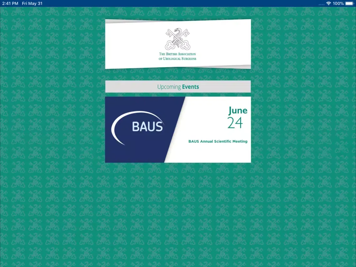 BAUS Annual Scientific Meeting iPad 应用截图