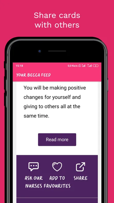 Becca - Breast Cancer Support スクリーンショット