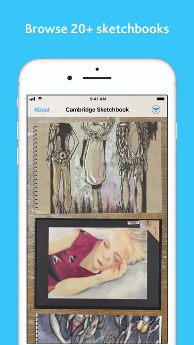 Captures d'écran de Cambridge IGCSE Sketchbook