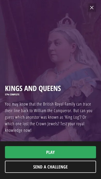 Royal History Quiz Screenshots
